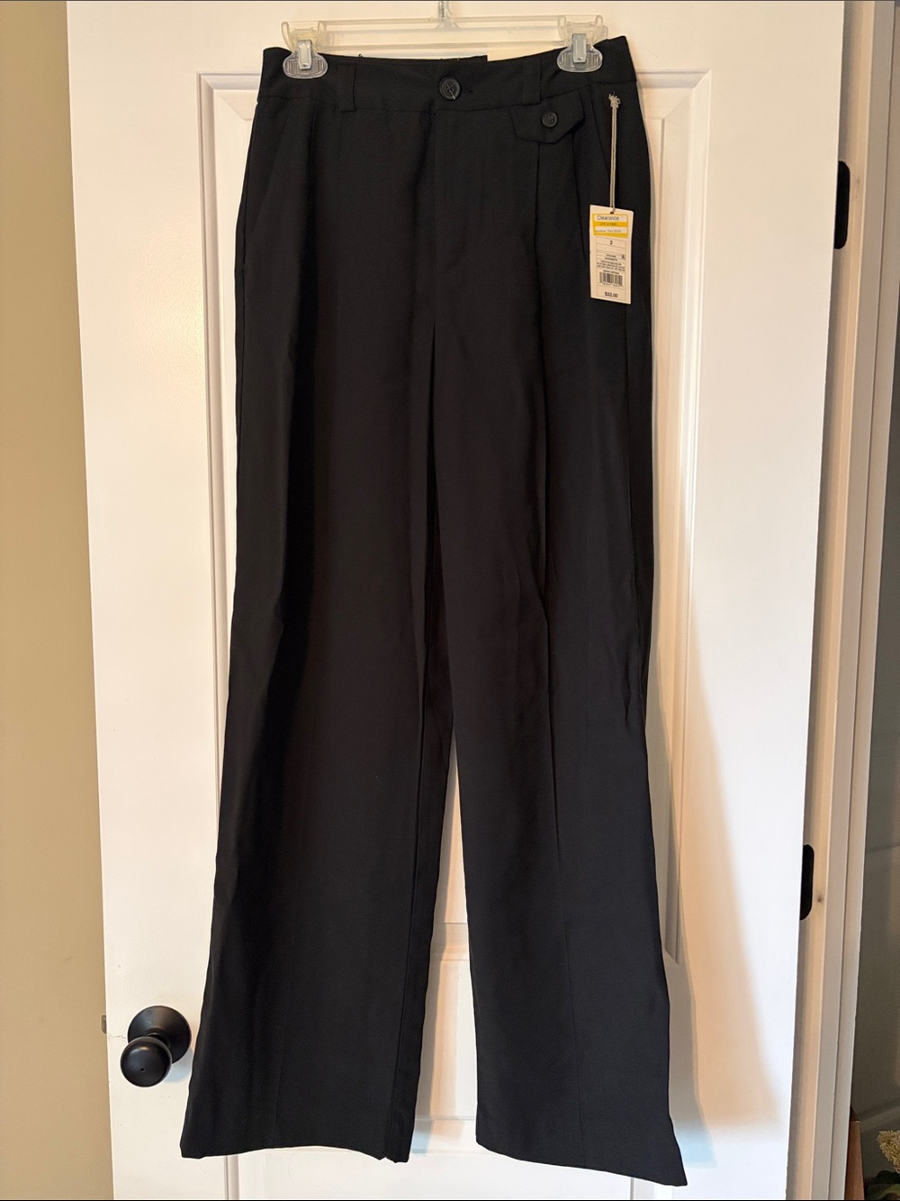 a new day Black Wide-Leg Women's Pants